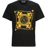 Versace Jeans Couture Majice s kratkimi rokavi GAHF07 Črna Cene