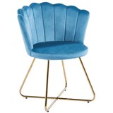 Livetastic Set Stolov Samt, Modra, 2-Delni | Shoptok.si