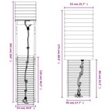  Igralo s plezalno steno impregnirana trdna borovina, (20795416) | Shoptok.si