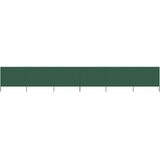 vidaXL 6-panelni vetrobran tkanina 800x120 cm zelen, (20693016) | Shoptok.si