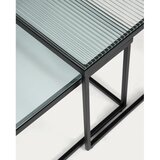 Kave Home Crni stakleni stolići za kavu u setu 2 kom 55x100 cm Akemi – | shoptok.hr