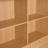Hübsch Biblioteka u dekoru hrasta u prirodnoj boji 110x190x35 cm Read – | shoptok.hr