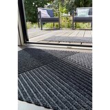 wash+dry PREDPRAŽNIK Dune Stripes dark grey 60/90 cm reliefno temno siva | Shoptok.si