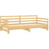  Dnevni ležaj na izvlačenje 2 x (90 x 200) cm masivna borovina | shoptok.hr