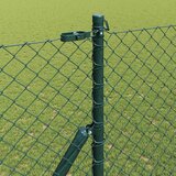  Stup za ogradu Zelena 10 x 1,6 m (40 x 40 mm mreža) Čelik i PVC | shoptok.hr