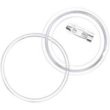 vidaXL Set gumba za značke sa sigurnosnim iglama 100 kom akrilni 58 mm | shoptok.hr