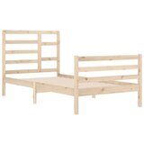  Posteljni okvir iz trdnega lesa 100x200 cm, (20685119) | Shoptok.si