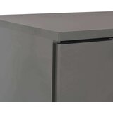  Komoda visoki sjaj siva 71x35x80 cm od iverice | shoptok.hr