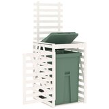  Spremište za kantu za smeće bijelo 84x90x128,5 cm od borovine | shoptok.hr