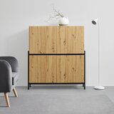 Bessagi Home Visoka Komoda Jasmina, Barva Hrasta | Shoptok.si