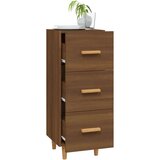  Komoda boja smeđeg hrasta 34 5 x 34 x 90 cm konstruirano drvo | shoptok.hr