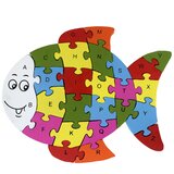 Magic Toys ABC - 123 riblja drvo obrazovna slagalica Cijene
