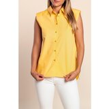 Fenzy Bombažna Srajca Brez Rokavov, Rumena | Shoptok.si