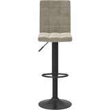 vidaXL Barski stolček svetlo siv žamet, (20968161) | Shoptok.si