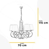Lesnina XXXL LESTENEC 70/115 cm E14 | Shoptok.si