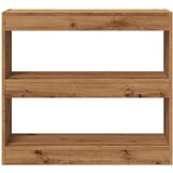 vidaXL Ormarić za knjige/Sobna pregrada Artisan hrast 80x30x72 cm | shoptok.hr