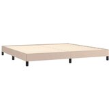  Krevet box spring s madracem cappuccino 200x200cm umjetna koža | shoptok.hr