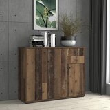 Lesnina XXXL KOMODA, temno rjava, sivorjava | Shoptok.si
