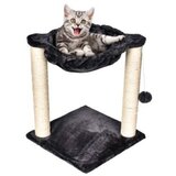 Grebalica za mačke sa dva stuba Tamno Siva 40x40x50 cm | ePonuda.com