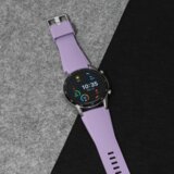  narukvica relief za smart watch 22mm ljubicasta Cene