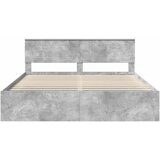  Krevetna konstrukcija Beton 180 x 200 cm Konstruirano drvo | Eponuda.com