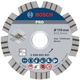 Bosch dijamantska rezna ploča za beton Best for Concrete 115 x 22,23 x 2,2 x 12 mm - 2608602651 | ePonuda.com