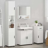  Set namještaja za kupaonicu Zidne 4 pcs Bijelo 61 x 35 x 64 cm | shoptok.hr