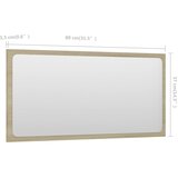  Kupaonsko ogledalo boja hrasta 80x1,5x37 cm konstruirano drvo | shoptok.hr