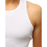 DStreet Tank top męski bez nadruku biały | shoptok.hr