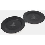 Sinsay Keramički tanjuri s božićnim motivom set od 2 | shoptok.hr