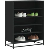 Ormarić za cipele crni 75x38x97 5 cm Konstruirano drvo i metal | shoptok.hr