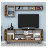 Hanah home ayla - Walnut Walnut Living Room Furniture Set | ePonuda.com