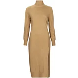 EASY TNK SLIT MIDI Bež