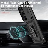 SUNSKY Hybrid Armor ovitek za Samsung S26 Ultra, Črn | Shoptok.si