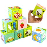  Edukativne mekane kocke za učenje i igru sa motivima - 7x7 cm | shoptok.hr