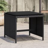 Maison Chic Vrtni stolčki - Vrtni stoli z blazinami 4 kosi črni 41x41x36 cm poli ratan JS1124, (21877894) | Shoptok.si