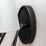  Zidna lampa MALBO 2xE27/15W/230V siva/crna | Eponuda.com