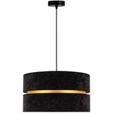  Duolla - Luster na sajli DUO 1xE27/15W/230V prečnik 40 cm crna/zlatna | Eponuda.com