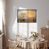  Slika - William Turner – The Fighting Temeraire 60x40 U crnom drvenom okviru | shoptok.hr