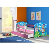 ACMA dečiji krevet II 180x80 F + dušek 6 cm PINK 32 | ePonuda.com
