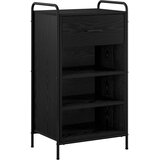  Ormar za cipele 51 x 36,5 x 93 cm Konstruirano drvo Crni hrast | shoptok.hr