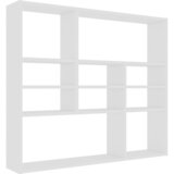 Maison Chic Zidna polica bijela 90 x 16 x 78 cm konstruirano drvo | shoptok.hr