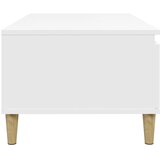  Stolić za kavu bijeli 90 x 50 x 36,5 cm od konstruiranog drva | shoptok.hr