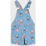 Sinsay Kratke hlače na tregere s mješavinom viskoze Stitch | shoptok.hr