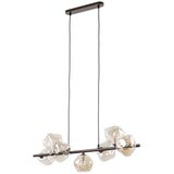  Visilica na sajli LAVA 7xG9/8W/230V bronza/dimljeno bež | Eponuda.com