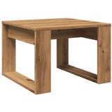 vidaXL Stranska mizica artisan hrast 50x50x35 cm inženirski les | Shoptok.si