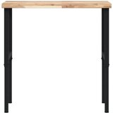  Radni stol 100x60x(73-99,5) cm masivno drvo bagrema pravokutni | shoptok.hr