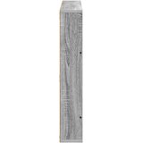  Polica za časopise s policom 2 pcs Siva Sonoma 80 x 12 x 70 cm | shoptok.hr