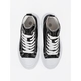 Shelvt Lace-up black platform sneakers | Shoptok.si