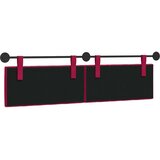  Držeće uzglavlje Zidne Vinska crvena 170 x 55 x 7 cm Baršun - boja crnog vina 160 cm bez LED | shoptok.hr